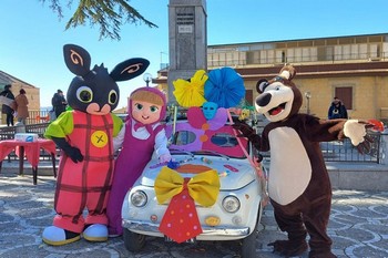 Carnevale Xibetano con le Fiat 500