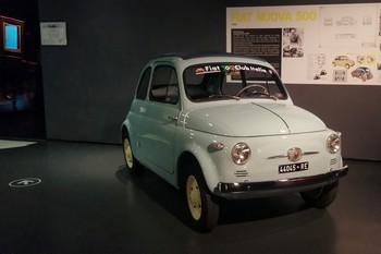 La Fiat 500 al "DNA, i geni dell'automobile nell'industrial design"
