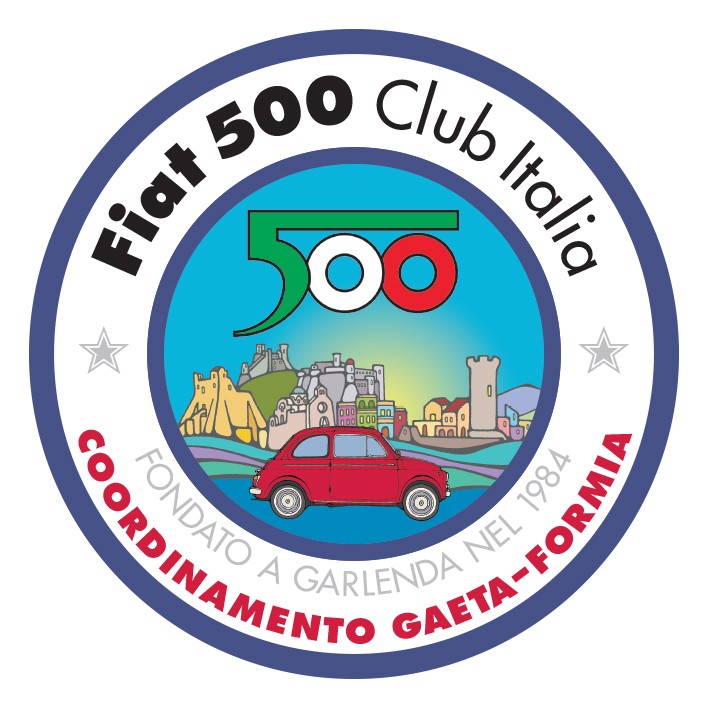 Stemma Fiat 500 Club Italia Coordinamento Gaeta-Formia