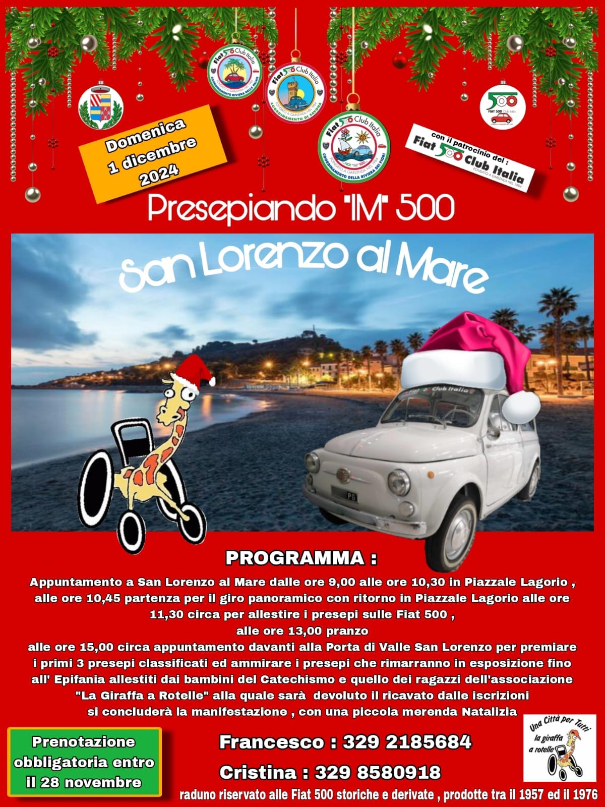 Fiat 500 Club Italia - Coord Riviera dei Fiori