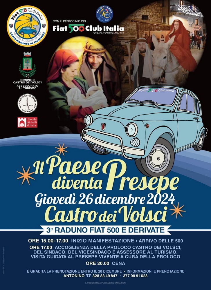 coord Frosinone -Fiat 500 Club Italia