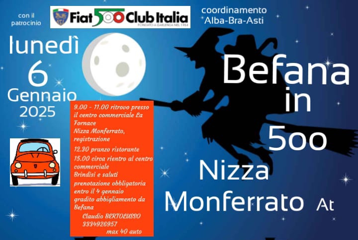 Coord Alba Bra Asti - Fiat 500 Club Italia
