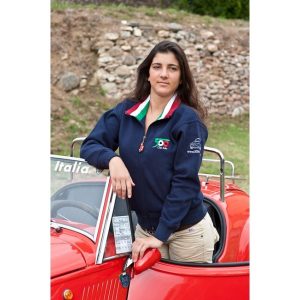 Felpa Unisex Blu con zip