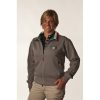 Felpa Unisex Grigia con zip - immagine 2