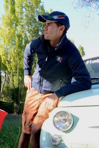 Giubbino Uomo Blu Ricamato