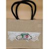 Borsa Juta Stampa Pizzo - immagine 3