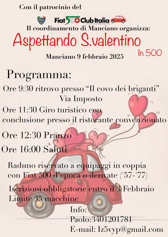 coord Manciano - Fiat 500 Club Italia