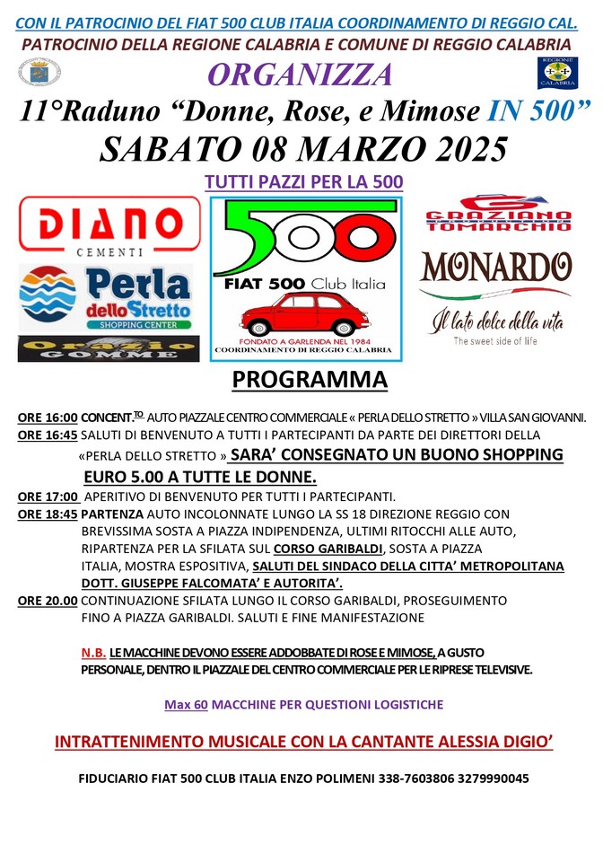 coord Reggio Calabria - Fiat 500 Club Italia