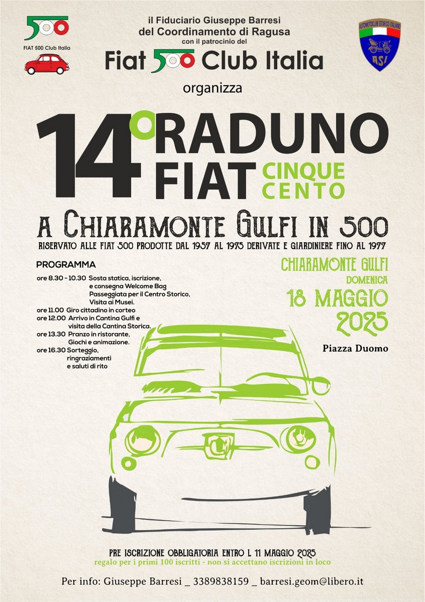 coord Ragusa - Fiat 500 Club Italia