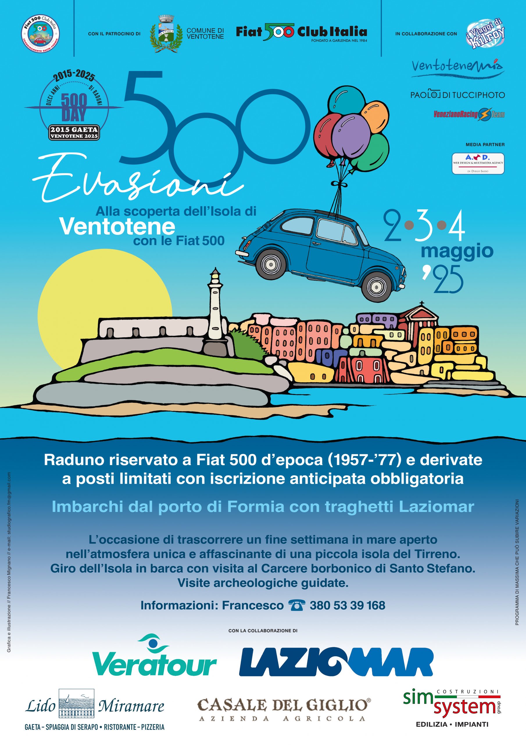 coord Gaeta e Formia - Fiat 500 Club Italia