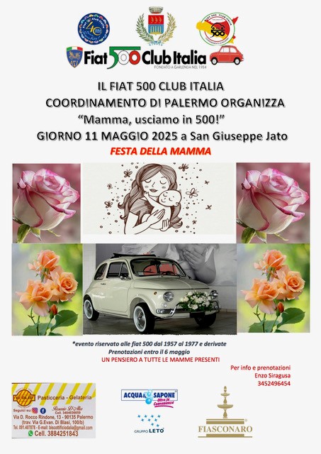 coord Palermo-Fiat 500 Club Italia