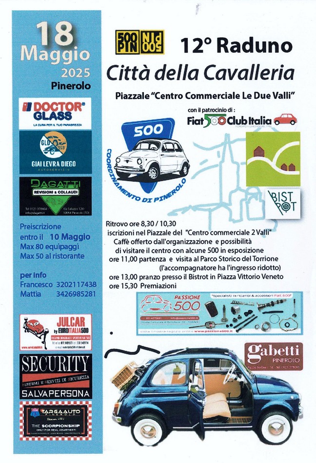 coord Pinerolo - Fiat 500 Club Italia