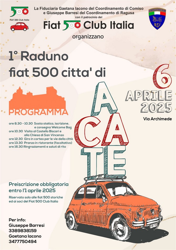 coord Ragusa - Fiat 500 Club Italia