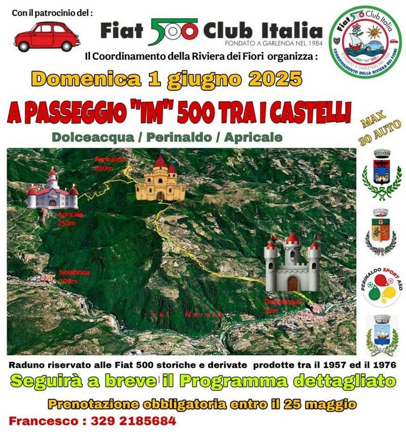 coord Riviera dei Fiori - Fiat 500 Club Italia
