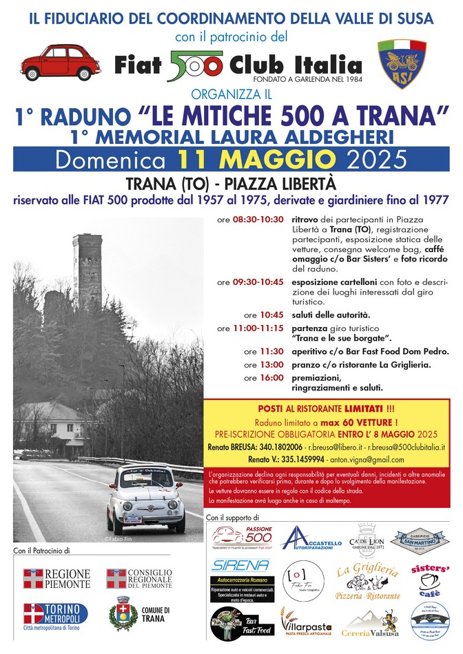 coord Valle di Susa - Fiat 500 Club Italia