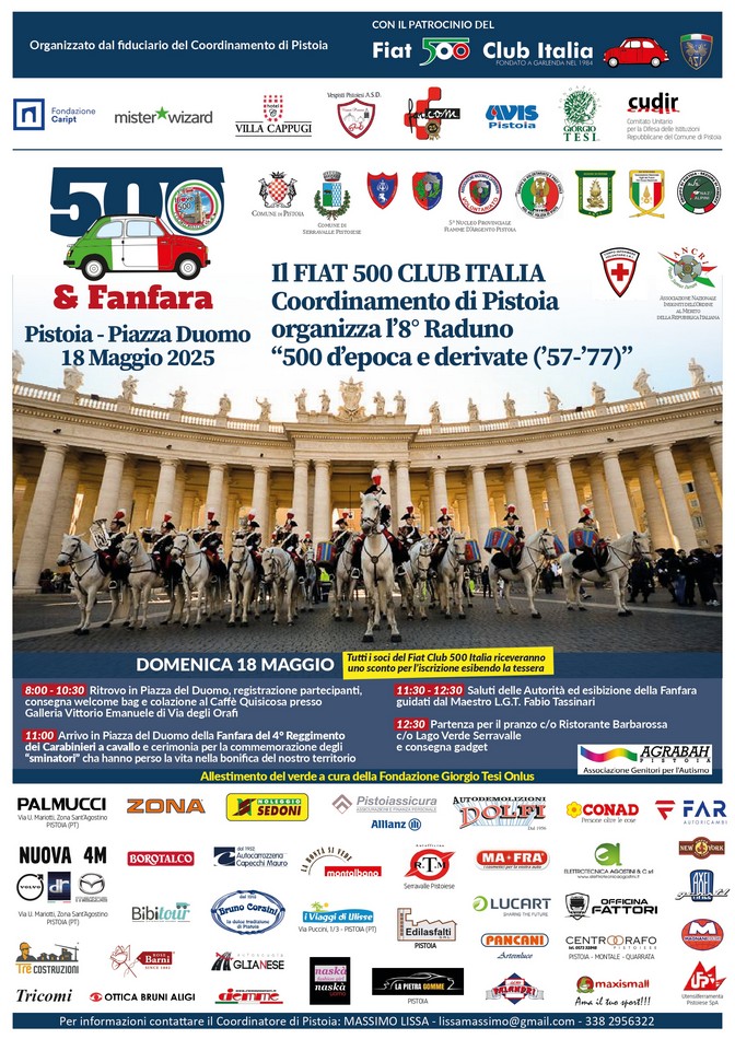 coord Pistoia - Fiat 500 Club Italia