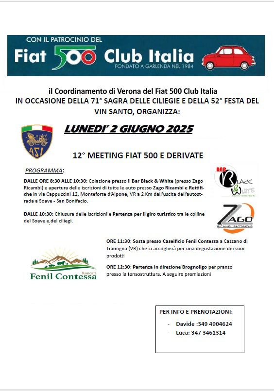 coord Verona - Fiat 500 Club Italia