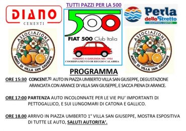 coord Reggio Calabria - Fiat 500 Club Italia