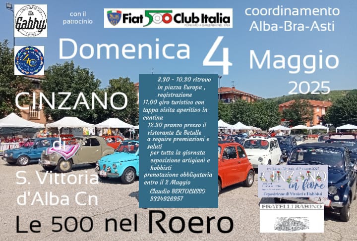 coord Alba Bra Asti - Fiat 500 Club Italia