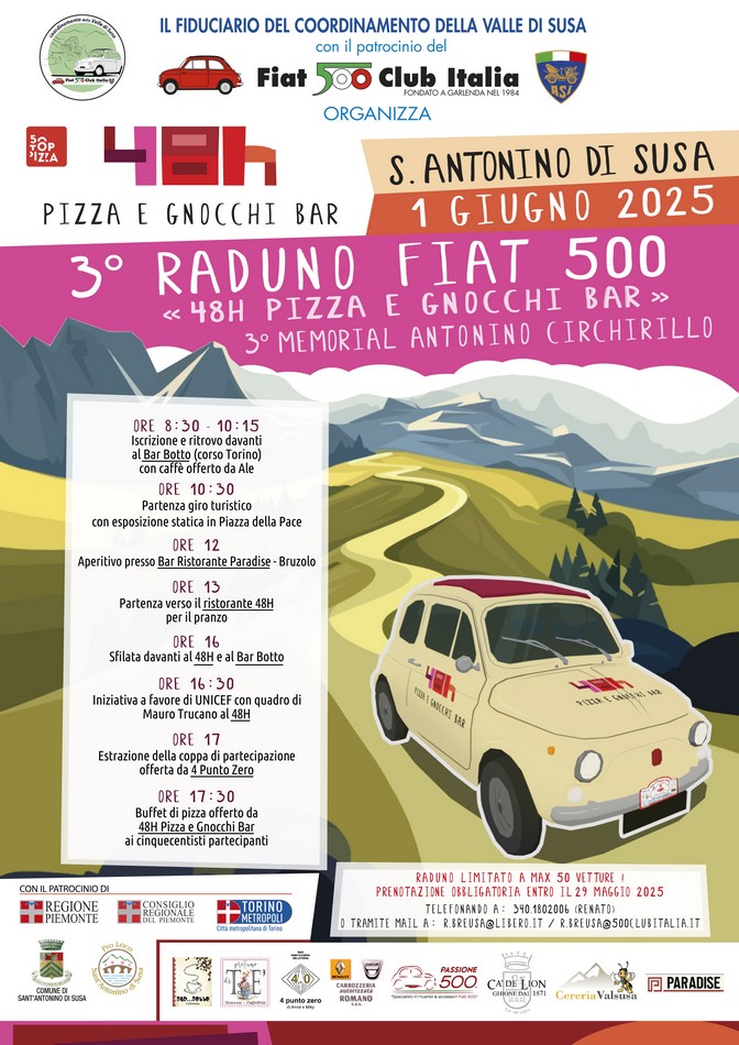 Coord Valle di Susa - Fiat 500 Club Italia
