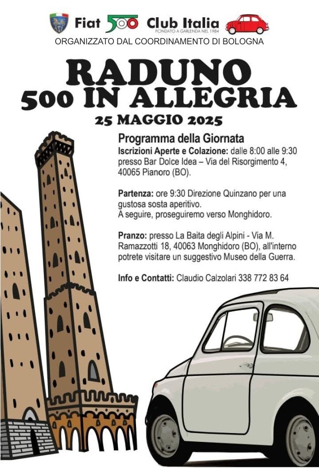 Coord Bologna - Fiat 500 Club Italia