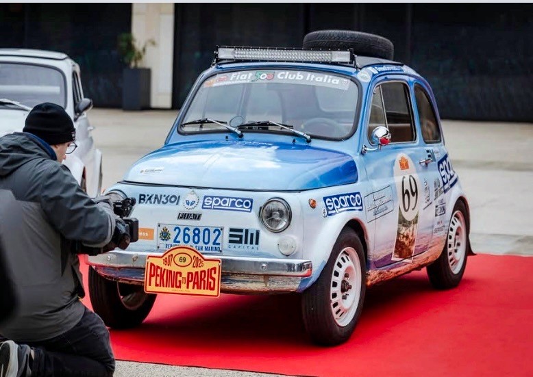 La 500 pronta per la "Pechino-Parigi" 2025