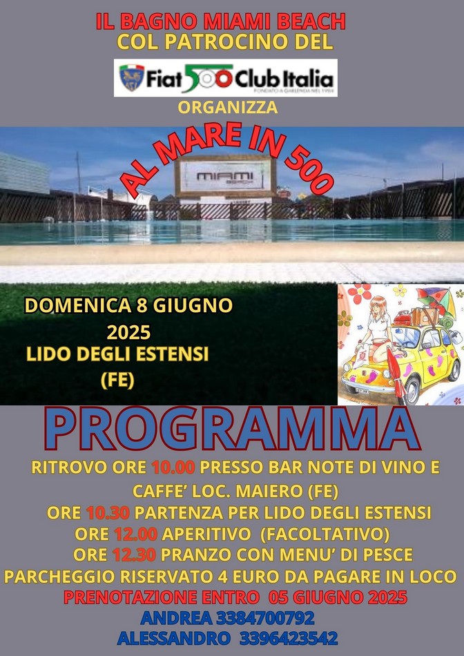 Coord Ferrara - Fiat 500 Club Italia