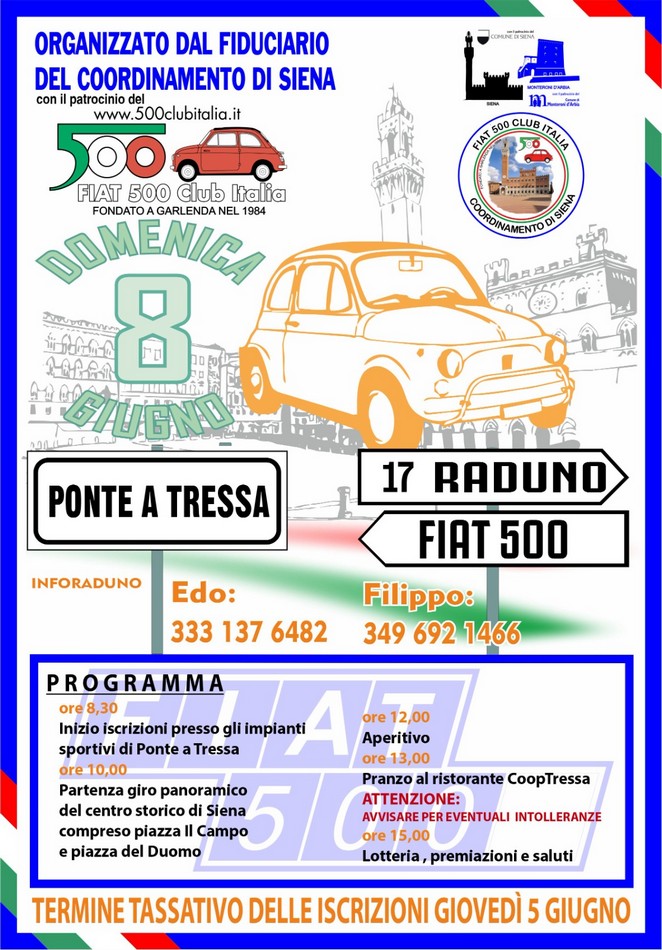 Coord Siena - Fiat 500 Club italia
