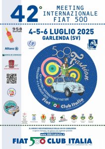 locandina 42 meeting - Fiat 500 Club Italia