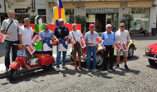 Le 500 a Pontedera per la 1000 Miglia