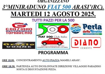 Coord Reggio Calabria - Fiat 500 Club Italia