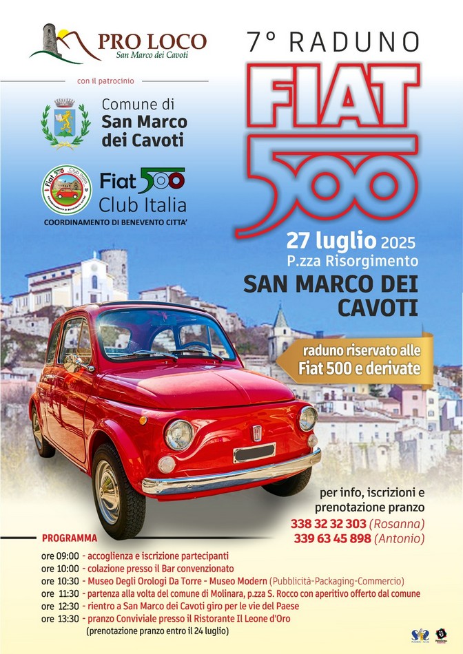 Coord Benevento - Fiat 500 Club Italia