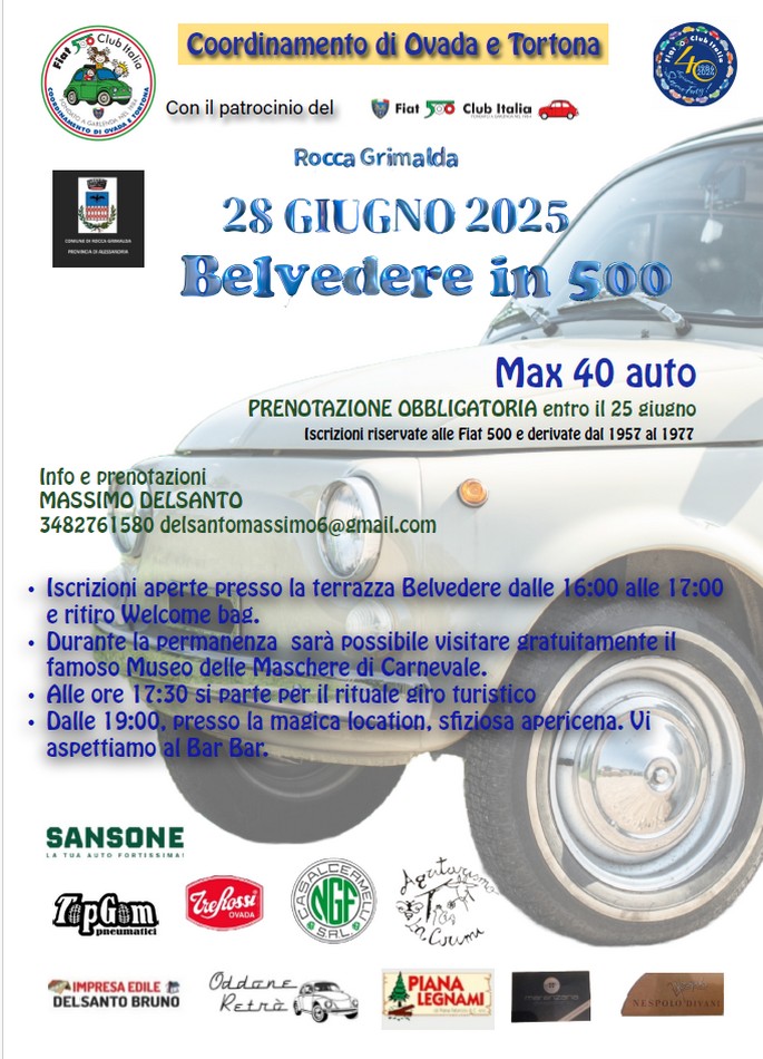 Coord Ovada e Tortona - Fiat 500 Club Italia