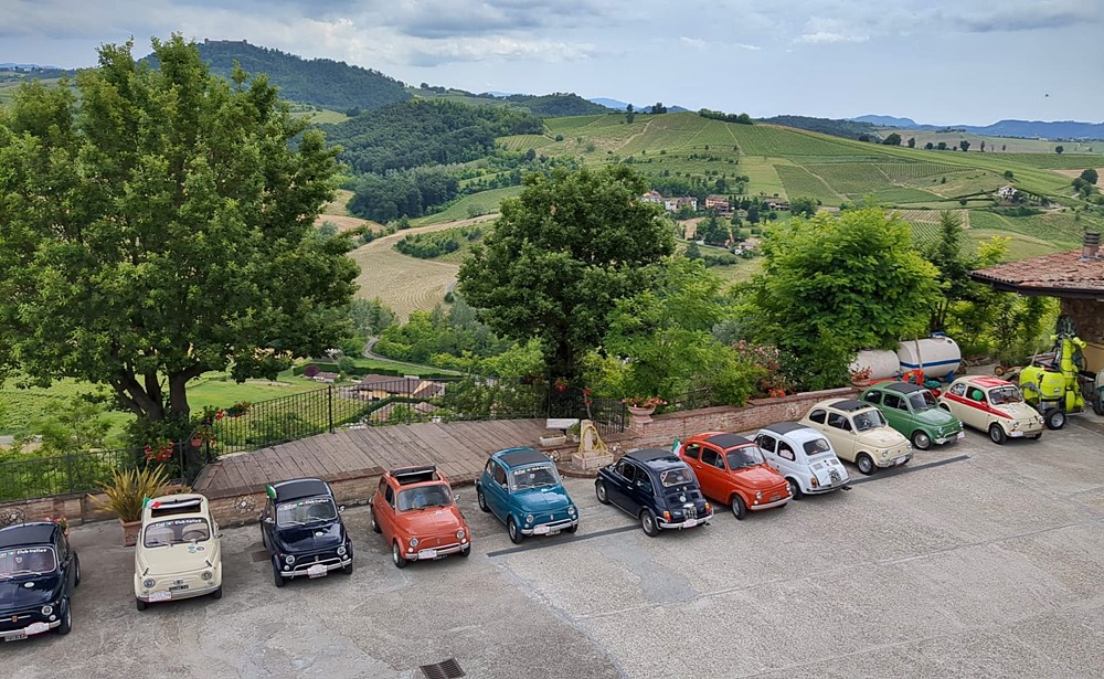 Le 500 nell'Oltrepò Pavese