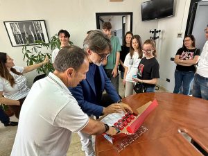 Ringraziamento agli studenti di Mondragone