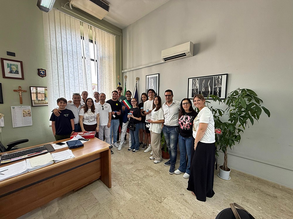 Ringraziamento agli studenti di Mondragone
