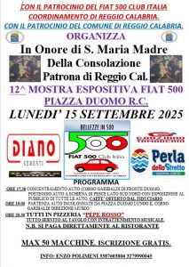 Coord Reggio Calabria - Fiat 500 Club Italia
