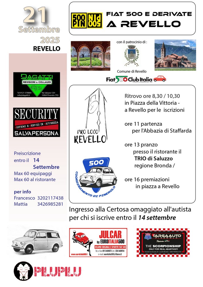 coord Pinerolo - Fiat 500 Club Italia