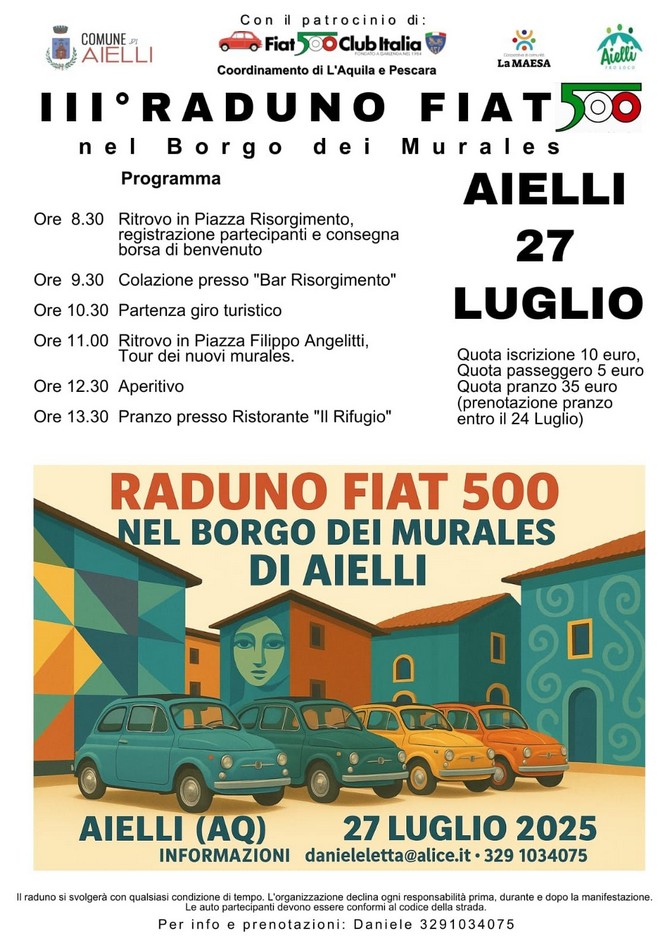 coord L'Aquila e Pescara - Fiat 500 Club Italia