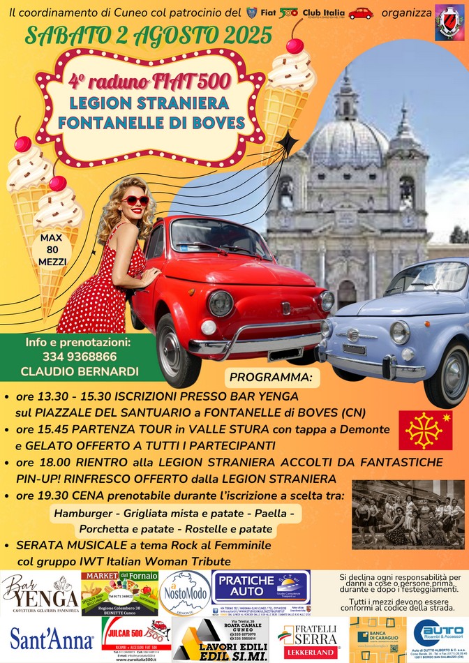 Coord Cuneo - Fiat 500 Club Italia