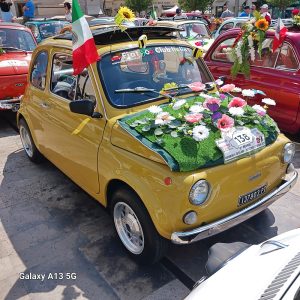 Le 500 all'Infiorata di Fucecchio