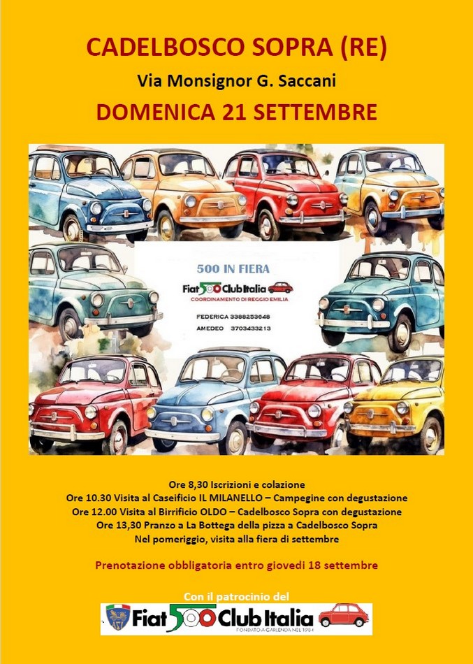 Coord Reggio Emilia - Fiat 500 Club Italia