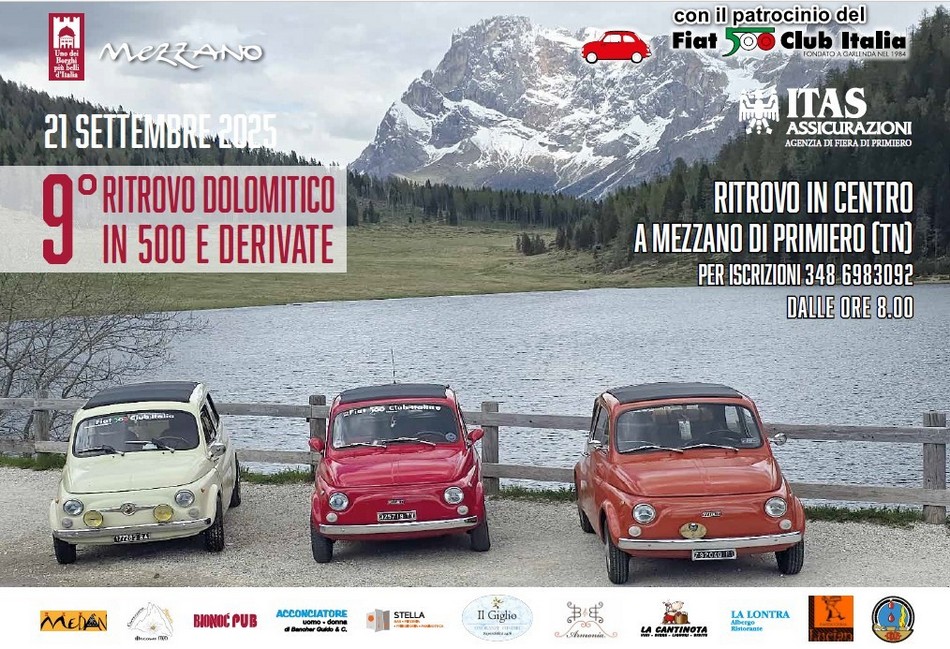 Coord Primiero - Fiat 500 Club Italia