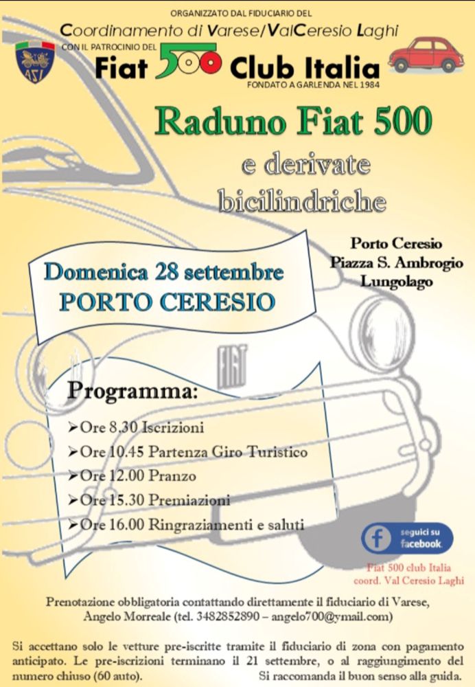 coord varese - fiat 500 club italia