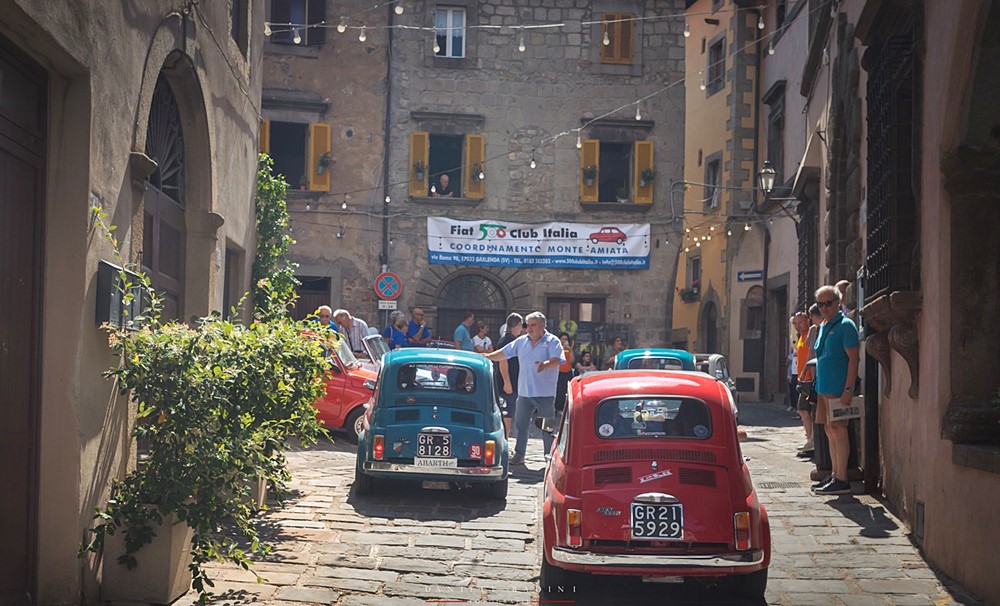 Le 500 a Castel del Piano