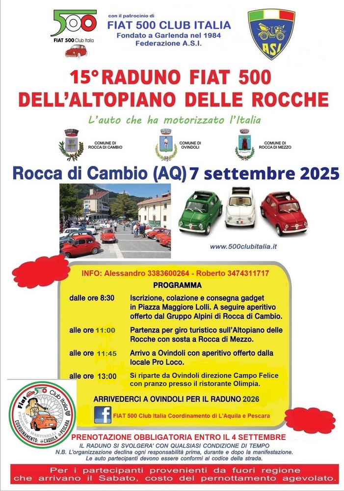 coord L'Aquila e Pescara - Fiat 500 Club Italia
