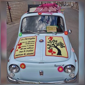 Le 500 all'Infiorata all'Unicinetto di Limosano