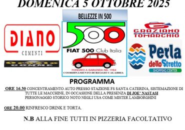Coord Reggio Calabria - Fiat 500 Club Italia