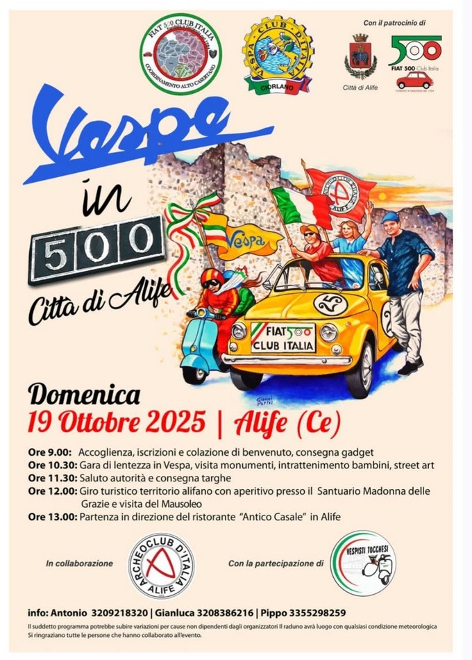 Coord Alto Casertano - Fiat 500 Club Italia