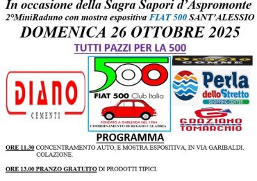 Coord Reggio Calabria - Fiat 500 Club Italia